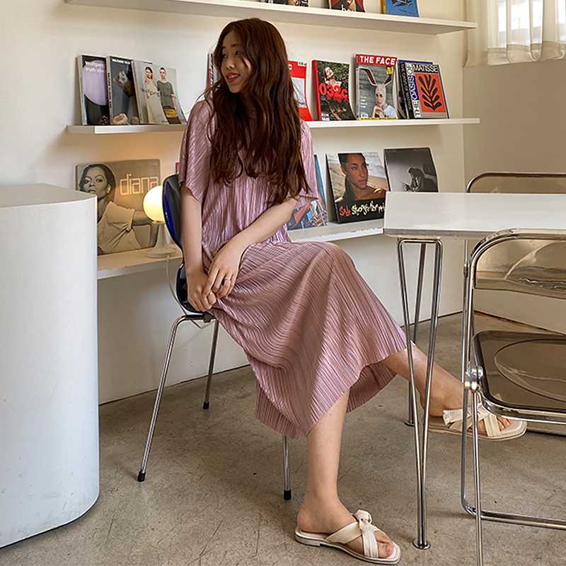2020 summer women black long dress Folds loose dress Casual Solid Vestidos Loose Femme Dresses ka820
2020 summer women black long dress Folds loose dress Casual Solid Vestidos Loose Femme Dresses ka820