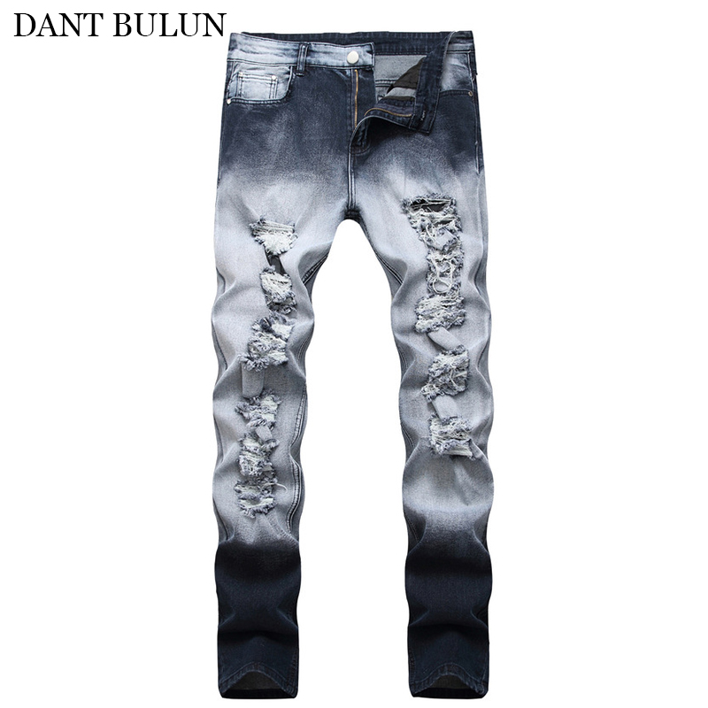 Mens Jeans Stretch Ripped Distressed Beggar Skinny Slim Fit Jeans Men Black Gray Trousers Homme Pants Korean Fashion, Hq1981
Mens Jeans Stretch Ripped Distressed Beggar Skinny Slim Fit Jeans Men Black Gray Trousers Homme Pants Korean Fashion, Hq1981