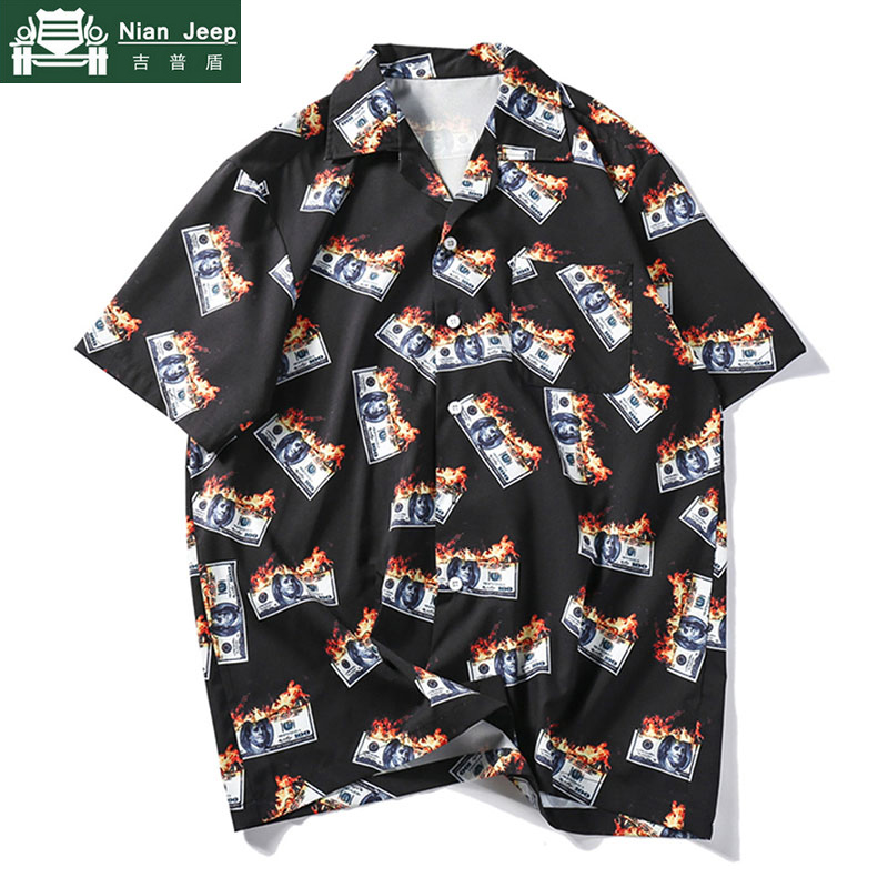 Men's Casual Shirts 2021 Flame US Dollar Printed Men Women Summer Streetwear Turn-down Collar Mens Hip Hop Hawaii Beach Shirt Clothing, Black
Men's Casual Shirts 2021 Flame US Dollar Printed Men Women Summer Streetwear Turn-down Collar Mens Hip Hop Hawaii Beach Shirt Clothing, Black