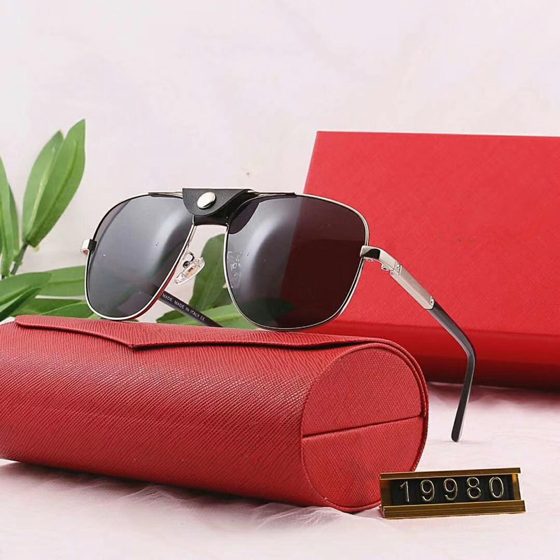 Sunglasses Hot Top Style Sunglass for Mens Summer Glass UV400 with Box 19980 New Arrived