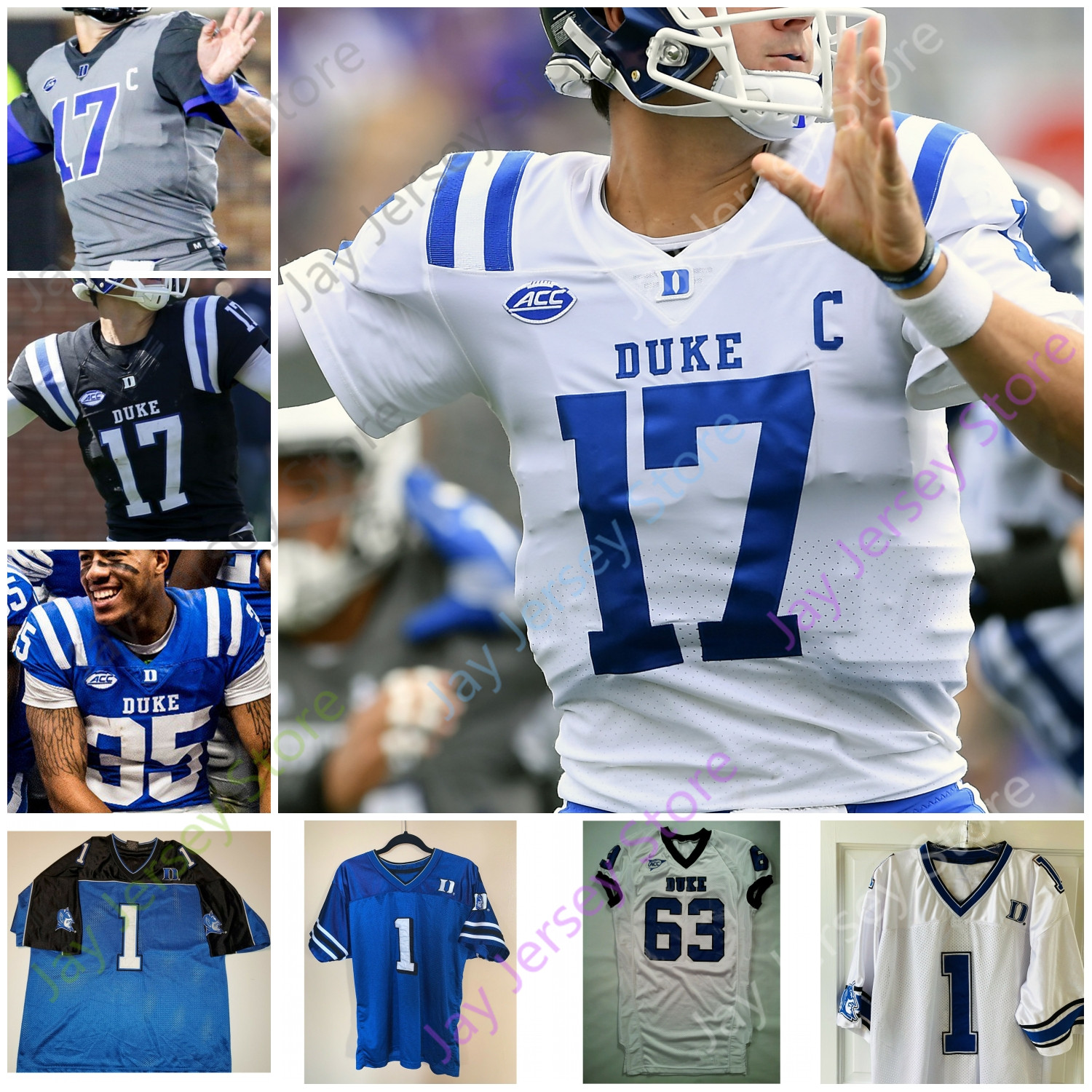 Duke NCAA College Football Jersey Daniel Jones Mataeo Durant Jake Bobo Gunnar Holmberg Waters Quentin Harris Jackson Calhoun Bracey Dimukeje, Black
Duke NCAA College Football Jersey Daniel Jones Mataeo Durant Jake Bobo Gunnar Holmberg Waters Quentin Harris Jackson Calhoun Bracey Dimukeje, Black