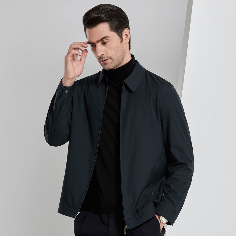 Autumn New Mens Waterproof Business Lapel Jacket Coat Middle-aged Thin Korean Plus Size Men Jackets High-end Male Brand Clothes, Dark green
Autumn New Mens Waterproof Business Lapel Jacket Coat Middle-aged Thin Korean Plus Size Men Jackets High-end Male Brand Clothes, Dark green