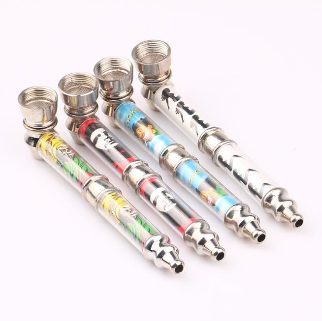 The factory sells 127mm aluminium alloy cigarette gun with filter mesh pipe with various head image patterns.
The factory sells 127mm aluminium alloy cigarette gun with filter mesh pipe with various head image patterns.