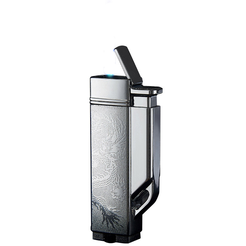 Inflatable Lighter Windproof Blue Flame Cigar Creative Metal Lighter Single Flame Cigarette Lighter Cigarette Accessories
Inflatable Lighter Windproof Blue Flame Cigar Creative Metal Lighter Single Flame Cigarette Lighter Cigarette Accessories