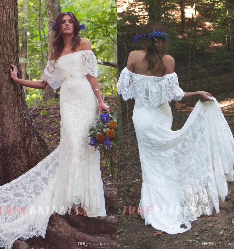 2019 ivory a-line wedding dress elegent off shoulder full lace bridal gown ball gown beach wedding gown custom made, White
2019 ivory a-line wedding dress elegent off shoulder full lace bridal gown ball gown beach wedding gown custom made, White