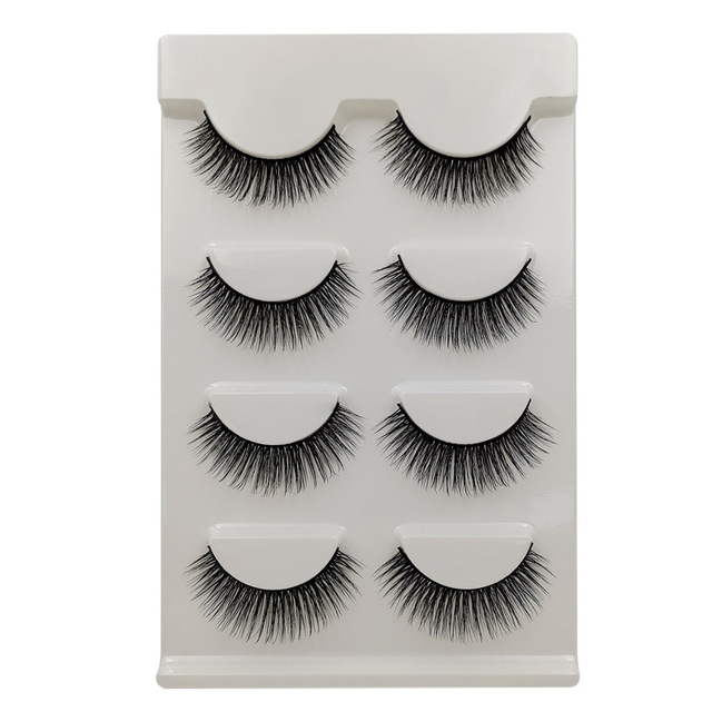 4 Pairs 3D Mink Eyelashes Dramatic Makeup Lashes Volume False Eyelashes Thick Natural Hair Mink Eyelashes Soft Lashes Cilio
4 Pairs 3D Mink Eyelashes Dramatic Makeup Lashes Volume False Eyelashes Thick Natural Hair Mink Eyelashes Soft Lashes Cilio