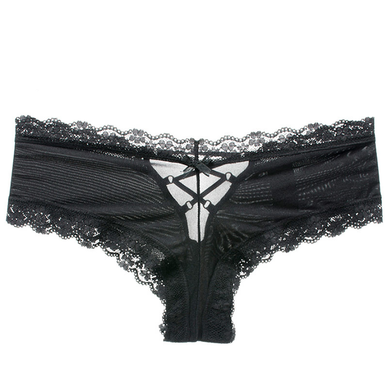 Sexy Lace Women Panties 5 Colors Seamless Underwear G-strings Tempting Pretty Briefs Low Waist Strap Lingerie2996137