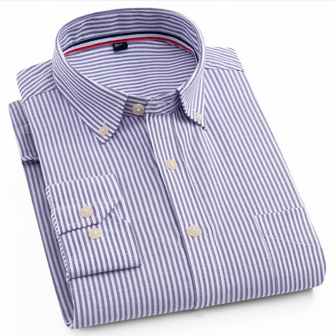 E-BAIHUI New Mens Long Sleeve Solid Oxford Dress Shirt Stripe High-quality Male Casual Regular-fit Tops Button Down Shirts L676, Xnjf9
E-BAIHUI New Mens Long Sleeve Solid Oxford Dress Shirt Stripe High-quality Male Casual Regular-fit Tops Button Down Shirts L676, Xnjf9