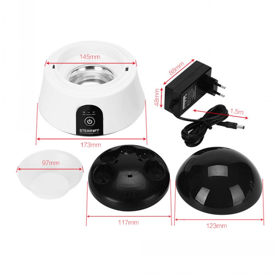 Nail Art Equipment Electric Steam Polish Remover Machine Professional Quickly Gel Removal UV Nails Steamer Cleaner for Salon Home Use