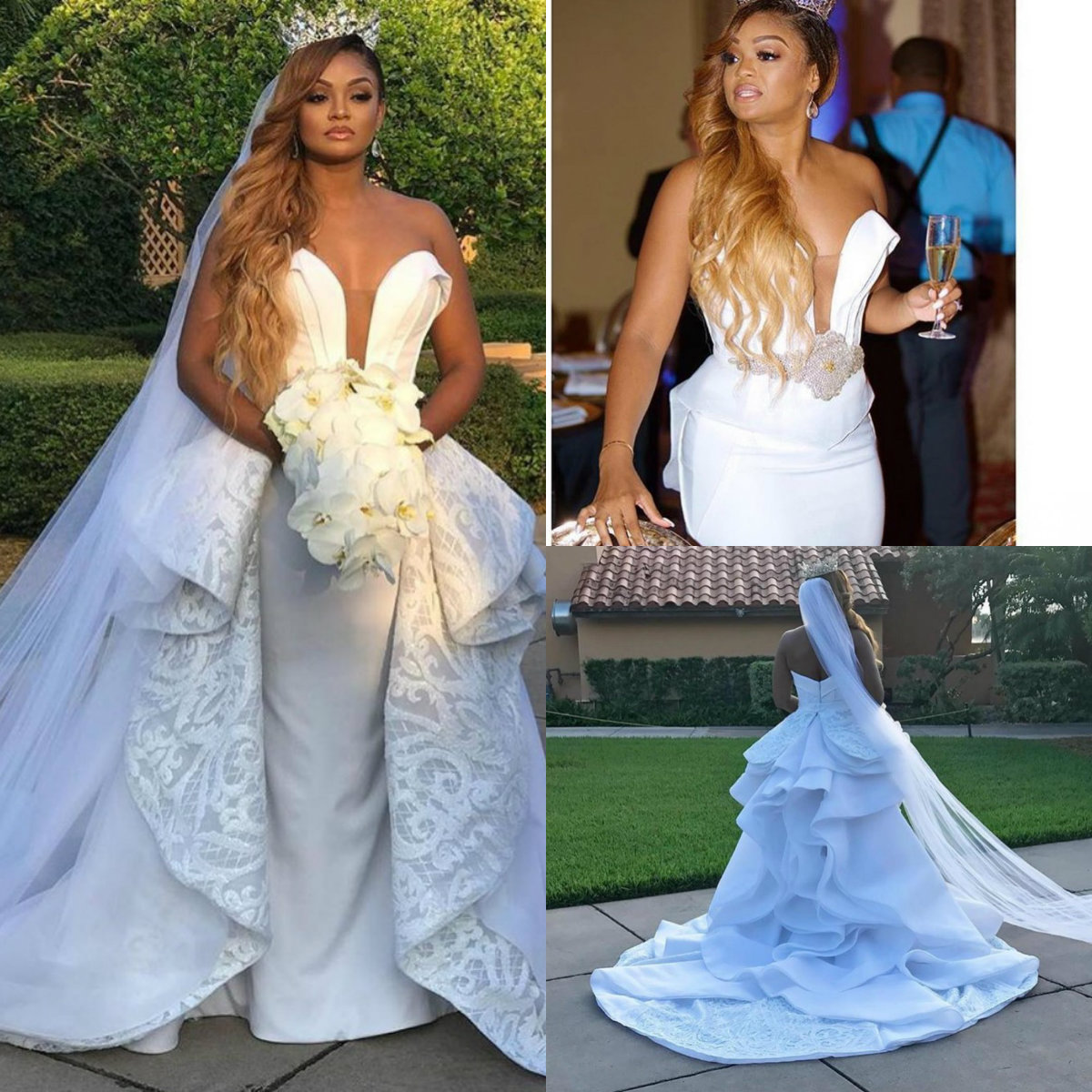 2019 Plus Size Mermaid Wedding Dresses with Detachable Skirts Sweetheart Castle Africa Wedding Gown Ruffles Lace Country Bridal Dress, Water melon
2019 Plus Size Mermaid Wedding Dresses with Detachable Skirts Sweetheart Castle Africa Wedding Gown Ruffles Lace Country Bridal Dress, Water melon