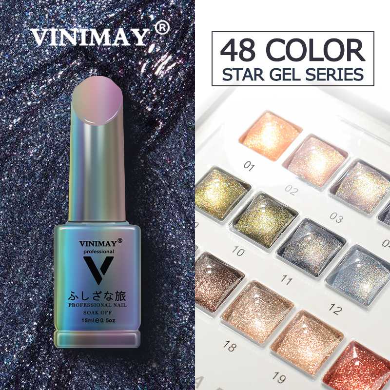 VINIMAY Bling Glitter Gel Polish Set Nail Gel Varnish UV Soak Off Gellak Gelpolish Nail Design Primer Manicure Nails Lacque, 1 set 48 color
VINIMAY Bling Glitter Gel Polish Set Nail Gel Varnish UV Soak Off Gellak Gelpolish Nail Design Primer Manicure Nails Lacque, 1 set 48 color