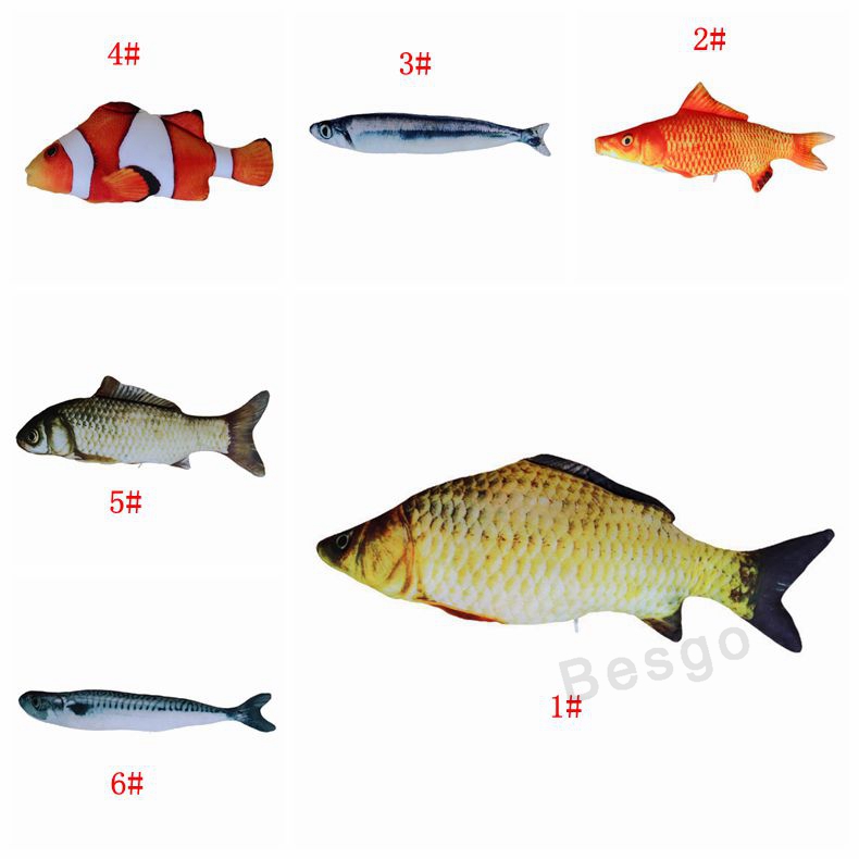 Interactive Fancy Cat Toy Fish Cute Pet Cats Teeth Catnip Toys Fish Shape Cat Pillow Plush Sleeping Cushion Pets Supplies Gadget DBC BH2862
Interactive Fancy Cat Toy Fish Cute Pet Cats Teeth Catnip Toys Fish Shape Cat Pillow Plush Sleeping Cushion Pets Supplies Gadget DBC BH2862
