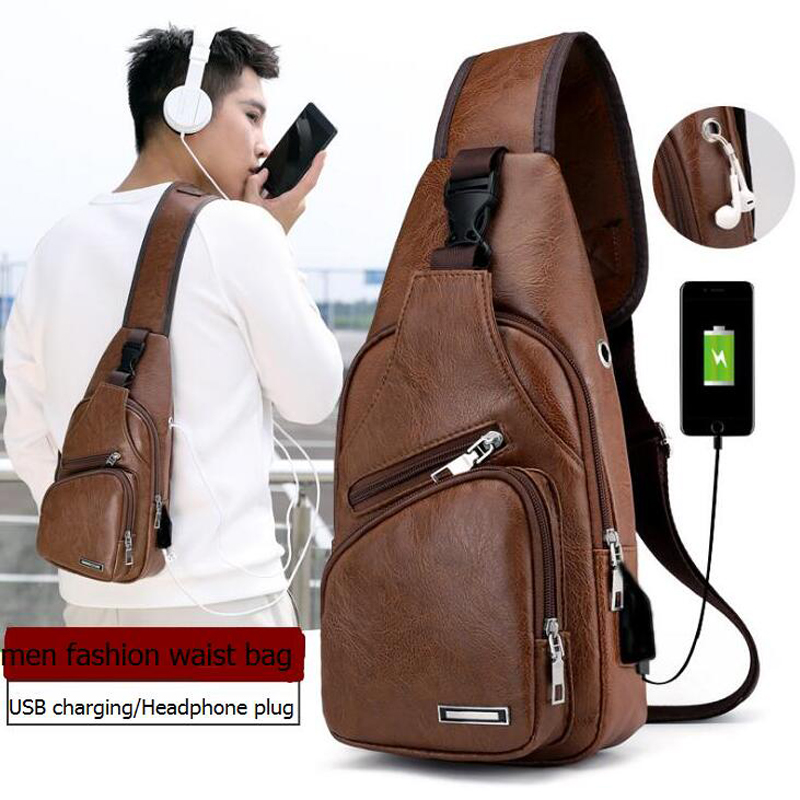 Waist bags for men PU leather shoulder bags design crossbody for men casual adult sport wild style men's chest bag, Black
Waist bags for men PU leather shoulder bags design crossbody for men casual adult sport wild style men's chest bag, Black