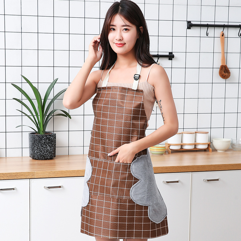 Unisex Korean Version Of The Plaid Fashion Home Adjustable Apron Gown Large Pocket Design Adjustable Buckle Design
Unisex Korean Version Of The Plaid Fashion Home Adjustable Apron Gown Large Pocket Design Adjustable Buckle Design