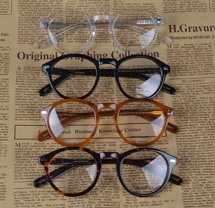 miltzen glasses frame clear lense johnny depp glasses myopia eyeglasses Retro oculos de grau men and women myopia eyeglasses frames от DHgate WW