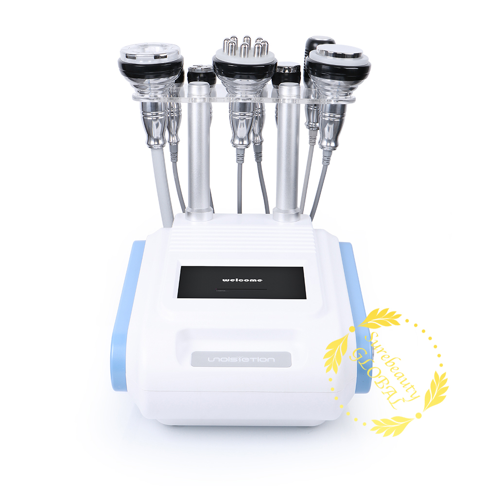 8-1 Multifunction Cavitation Vacuum RF Ultrasonic Bio Microcurrent Cold Weight Loss Anti Aging Skin Lifting Machine