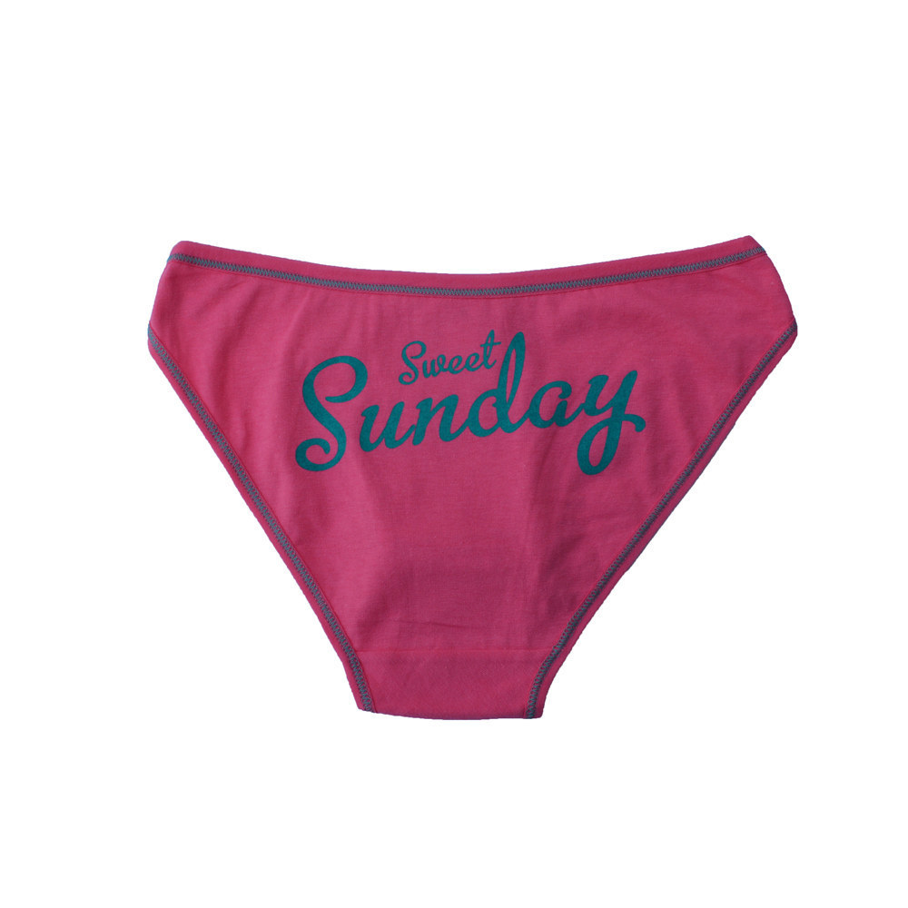 Funcilac 7 Pcs/lot Women Underwear Cotton Every Weekdays Sexy Ladies Panties Knickers Briefs Lingerie For Women Size:m L Xl Xxl C19040901