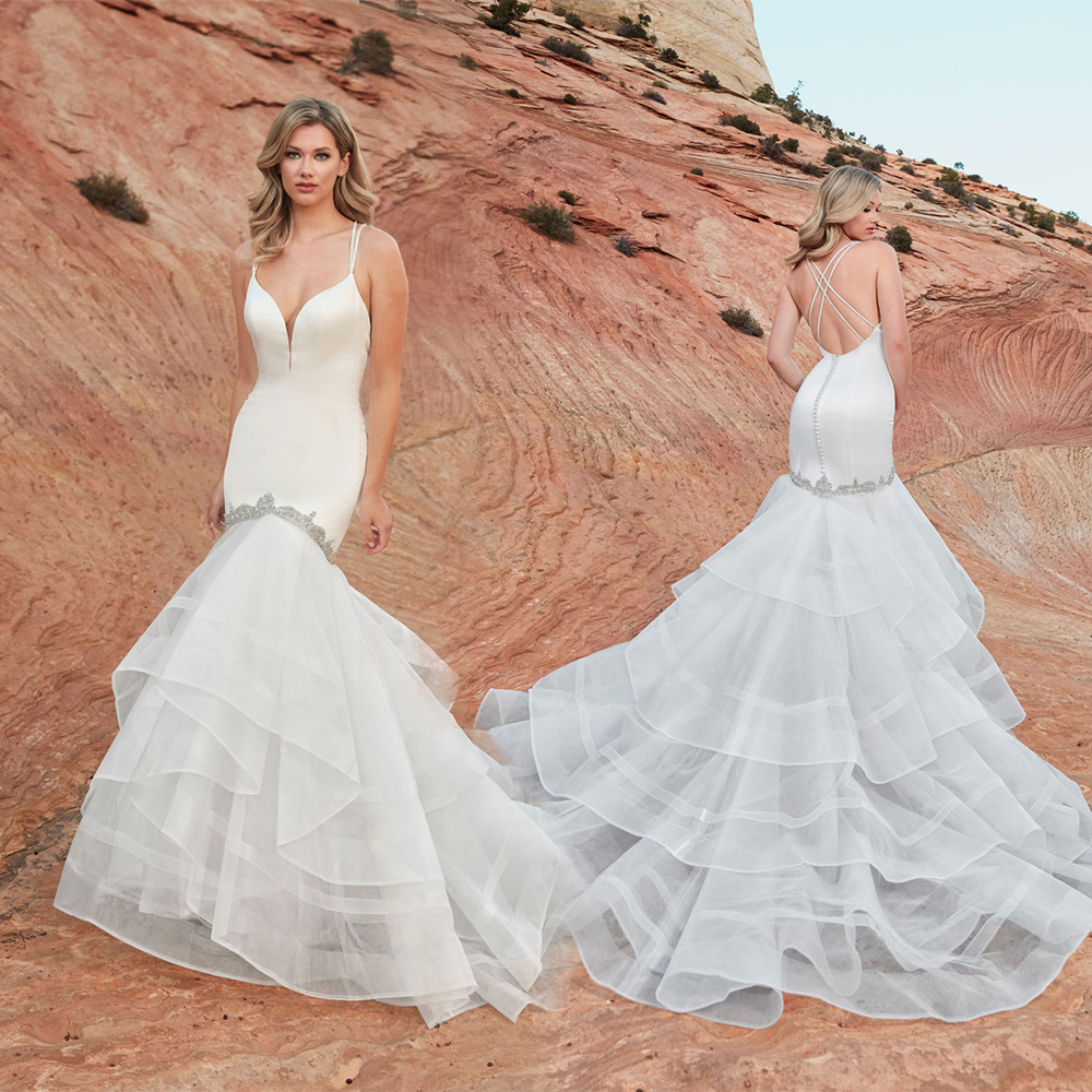 Plus Elegant Ashle Justin Bride Mermaid Wedding Dresses Spaghetti Sleeveless Backless Lace Applique Wedding Gowns Sweep Train robe de mariée, Red
Plus Elegant Ashle Justin Bride Mermaid Wedding Dresses Spaghetti Sleeveless Backless Lace Applique Wedding Gowns Sweep Train robe de mariée, Red