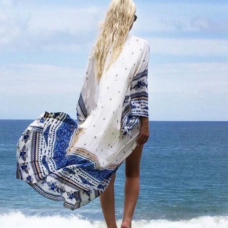 Women Boho Bathing Suit Swimwear Bikini Cover Up Dress 2020 Summer Beach Long Kaftan Dress
Women Boho Bathing Suit Swimwear Bikini Cover Up Dress 2020 Summer Beach Long Kaftan Dress