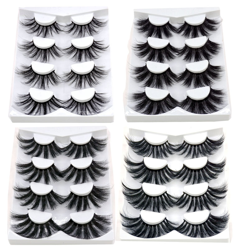 4 Pairs 25 mm 3d Mink Lashes Bulk Faux with Custom Box Wispy Natural Mink Lashes Pack Short Wholesales Natural False Eyelashes
4 Pairs 25 mm 3d Mink Lashes Bulk Faux with Custom Box Wispy Natural Mink Lashes Pack Short Wholesales Natural False Eyelashes