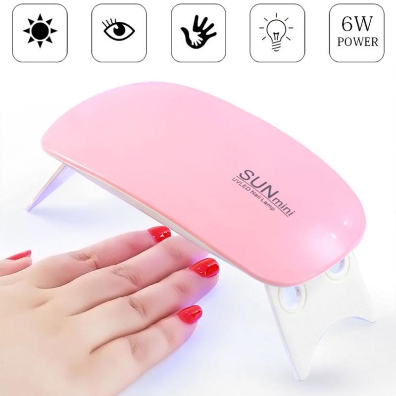 6W 6LED Nail Dryer Light Lamp Portable Folding USB Nail Polish Dryer Machine with 2 Timer Setting Art Tool, Pink
6W 6LED Nail Dryer Light Lamp Portable Folding USB Nail Polish Dryer Machine with 2 Timer Setting Art Tool, Pink