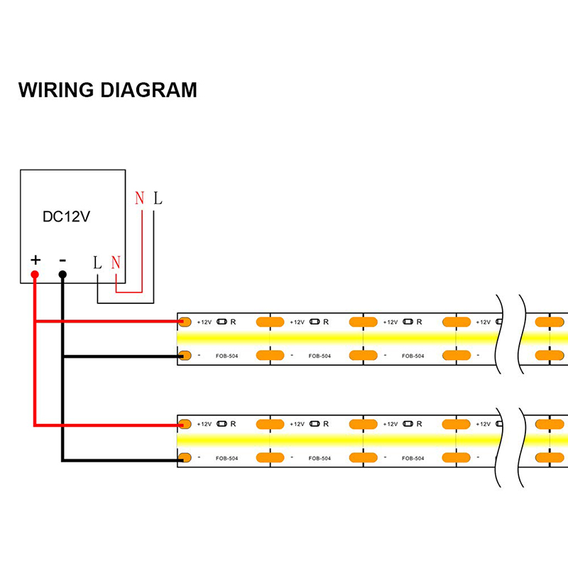 COB Flexible Strips 10mm DC12V 24V High Density RGB Yellow Pink Purple Nature white W WW 10 Colors available 384leds/m 512leds/m Non waterproof LED Ta