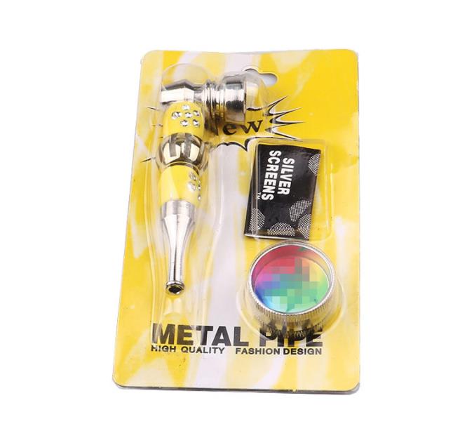 Personality Creativity of New 100MM Metal Pipe with Smoke Grinder with Small Smoke Grinder and a Pack of Smoke Filter
Personality Creativity of New 100MM Metal Pipe with Smoke Grinder with Small Smoke Grinder and a Pack of Smoke Filter