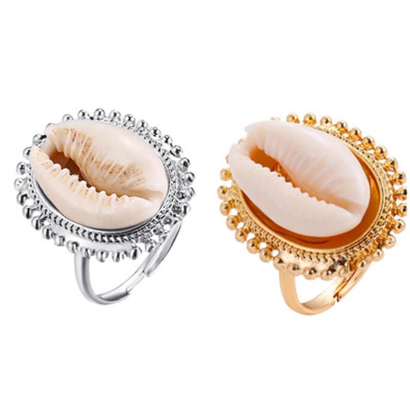 Cluster Rings Cowrie Shell Adjustable Natural Conch Open Index Finger For Women Girls Fashion Summer Beach Jewelry 2Pcs/Set
Cluster Rings Cowrie Shell Adjustable Natural Conch Open Index Finger For Women Girls Fashion Summer Beach Jewelry 2Pcs/Set