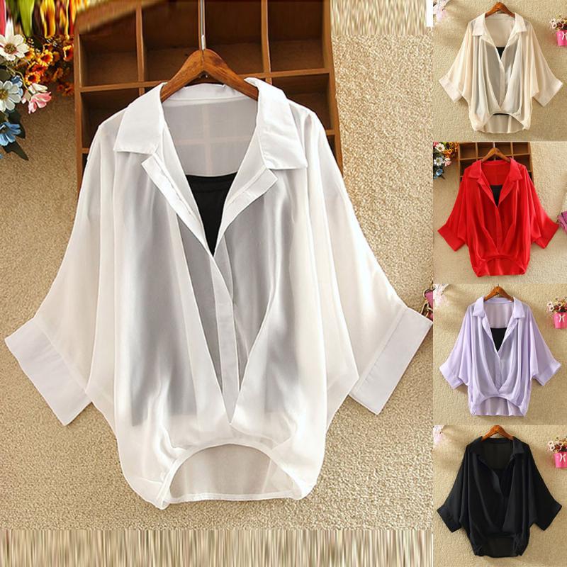 women Chiffon Turn-down Collar blouse New Women' Classic Blouse Female Plus Size Loose Long Sleeve Casual Shirts#0508g30, Beige
women Chiffon Turn-down Collar blouse New Women' Classic Blouse Female Plus Size Loose Long Sleeve Casual Shirts#0508g30, Beige