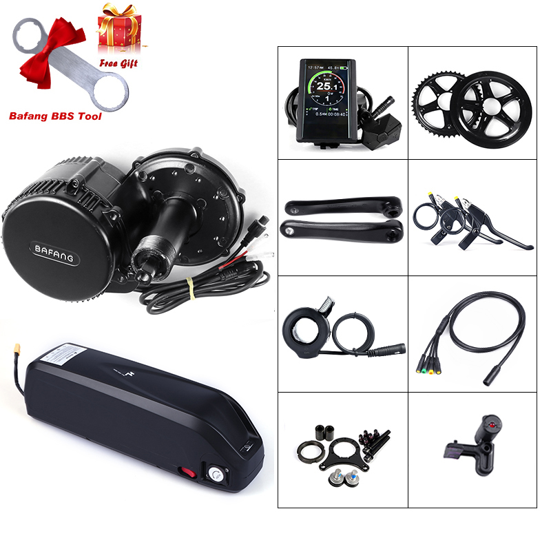 Bafang BBS02B 48V 750W Motor with LCD Display mid motor Conversion Kits eBike Battery 48V 12Ah with Charger
Bafang BBS02B 48V 750W Motor with LCD Display mid motor Conversion Kits eBike Battery 48V 12Ah with Charger