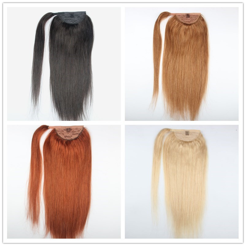 Custom Dark wine wavy curly ponytail hair piece 140g 99j clip in wraps women ponytail hair extension 18inch