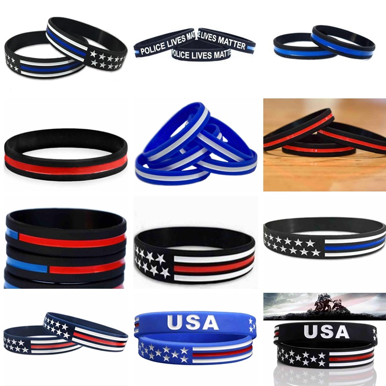 For American 500pc/Lot Thin Blue Line Styles Flag Bracelets Great Party 13 Soft Flexible And Silicone Normal C0162 Wristband Gifts Day Oamq, Silver
For American 500pc/Lot Thin Blue Line Styles Flag Bracelets Great Party 13 Soft Flexible And Silicone Normal C0162 Wristband Gifts Day Oamq, Silver