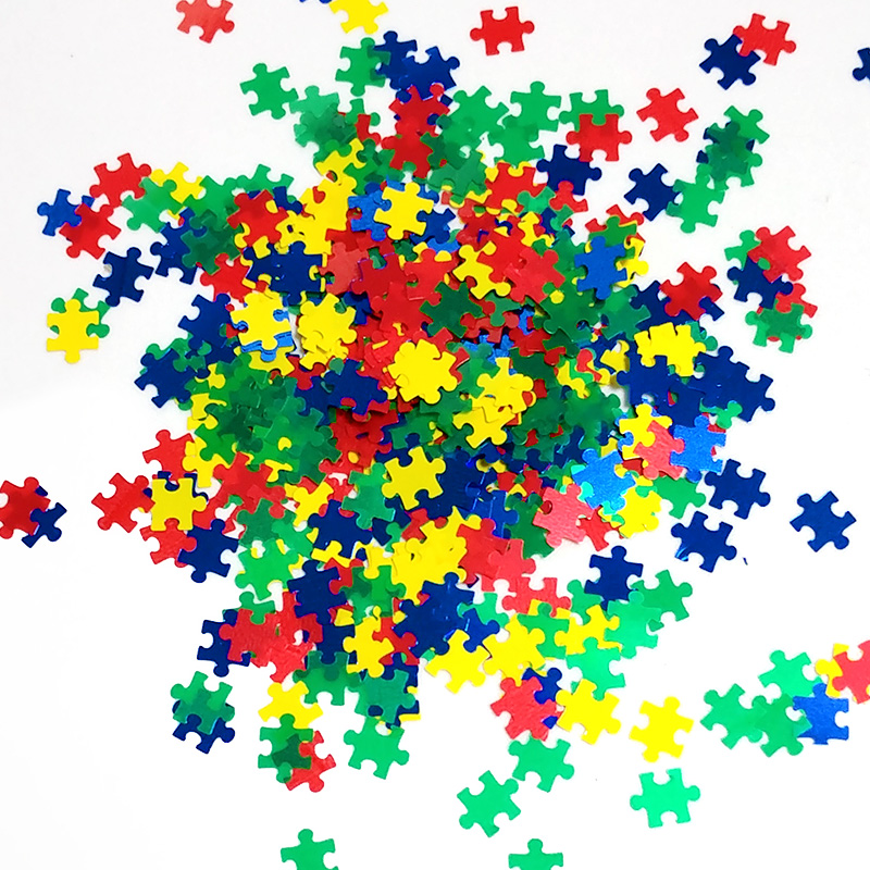 50g/bag Autism Speaks RING+Aqua Metallic Mix Puzzle Glitter, Nail Art, Tumblers Autism Awareness Puzzle Pieces Glitter
50g/bag Autism Speaks RING+Aqua Metallic Mix Puzzle Glitter, Nail Art, Tumblers Autism Awareness Puzzle Pieces Glitter
