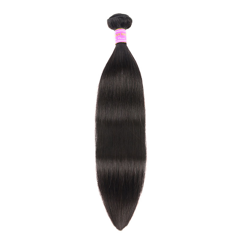 Premium Brazilian Straight Virgin Human Hair Wefts Unprocessed Hair Extensions Natural Color 8-30 inch Hair Bundles Daily Outfit