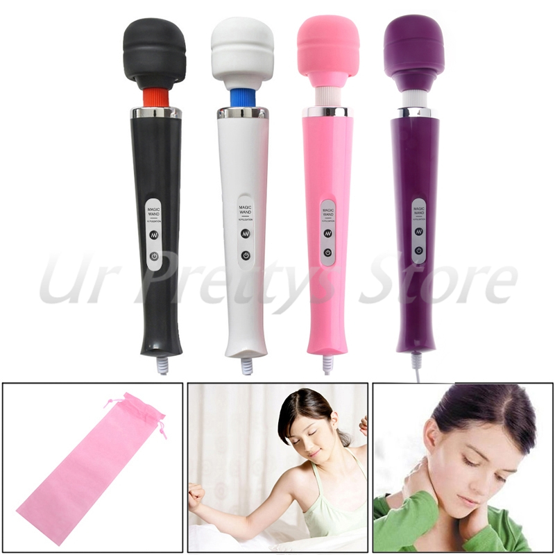 10 Speed Magic Wand Motor Massager Foot Head Full Body Power Massage Vibrator EU Plug Care Tool Drop Ship