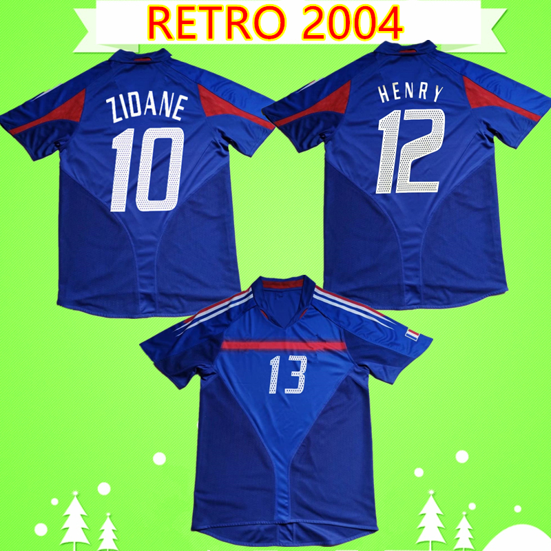 2004 ZIDANE RETRO soccer jerseys home classic Football shirt THURAM HENRY MAILLOT DE FOOT Thailand Quality BLUE Vintage uniforms, Black;yellow
2004 ZIDANE RETRO soccer jerseys home classic Football shirt THURAM HENRY MAILLOT DE FOOT Thailand Quality BLUE Vintage uniforms, Black;yellow
