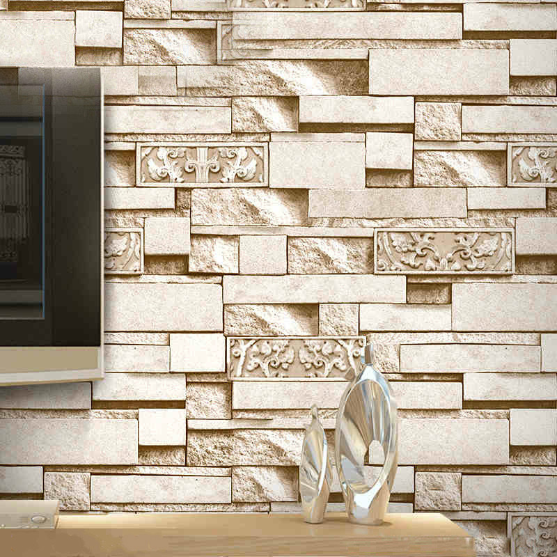 Modern Textured Wallpaper for Wall 3 D Grey Beige Brick Wall Papers Home Decor Living Room, Y02601
Modern Textured Wallpaper for Wall 3 D Grey Beige Brick Wall Papers Home Decor Living Room, Y02601
