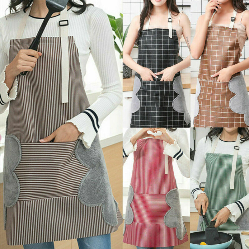 Women Waterproof Anti-Oil Apron Restaurant Kitchen Cooking Chef Pocket Bib Apron
Women Waterproof Anti-Oil Apron Restaurant Kitchen Cooking Chef Pocket Bib Apron