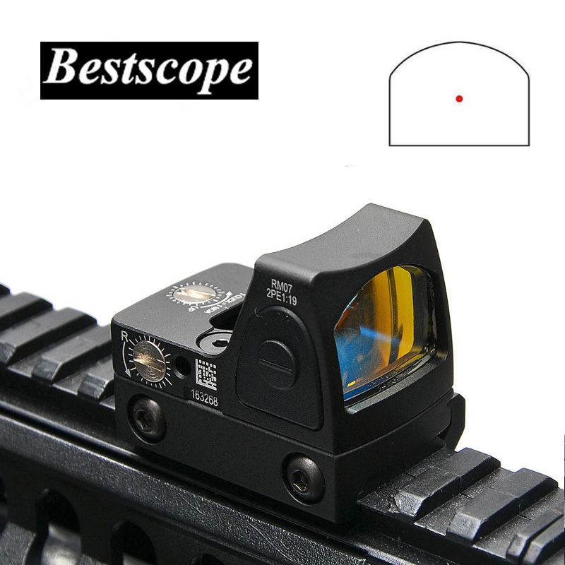 Trijicon Mini RMR Red Dot Sight Collimator Scopes / Rifle Reflex Sight Scope fit 20mm Weaver Rail For Airsoft / Hunting Rifle
Trijicon Mini RMR Red Dot Sight Collimator Scopes / Rifle Reflex Sight Scope fit 20mm Weaver Rail For Airsoft / Hunting Rifle