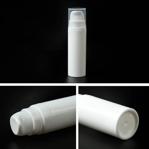 300pcs 5ml 10ml White Airless Lotion Pump Bottle Mini Sample and Test Bottle Airless Container Cosmetic Packaging