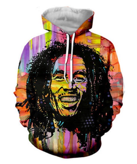 New Fashion Cool Sweatshirt Hoodies 3D Print Mens Womens Casual Bob Marley Fashion Hot Style Streetwear Long Sleeve Clothes RLMS0139, Multicolor
New Fashion Cool Sweatshirt Hoodies 3D Print Mens Womens Casual Bob Marley Fashion Hot Style Streetwear Long Sleeve Clothes RLMS0139, Multicolor