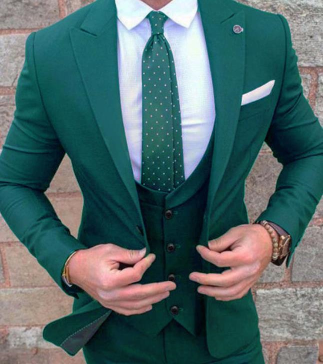 Popular One Button Groomsmen Peak Lapel Groom Tuxedos Men Suits Wedding/Prom Best Man Blazer ( Jacket+Pants+Vest+Tie) 683, Same as image
Popular One Button Groomsmen Peak Lapel Groom Tuxedos Men Suits Wedding/Prom Best Man Blazer ( Jacket+Pants+Vest+Tie) 683, Same as image