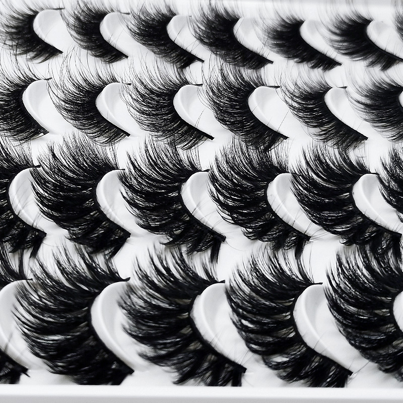 NEW 20 pairs 10-23mm fake Eyelashes Mink Eyelashes Wispy Fluffy Long Natural Dramatic Volume Extension False
NEW 20 pairs 10-23mm fake Eyelashes Mink Eyelashes Wispy Fluffy Long Natural Dramatic Volume Extension False