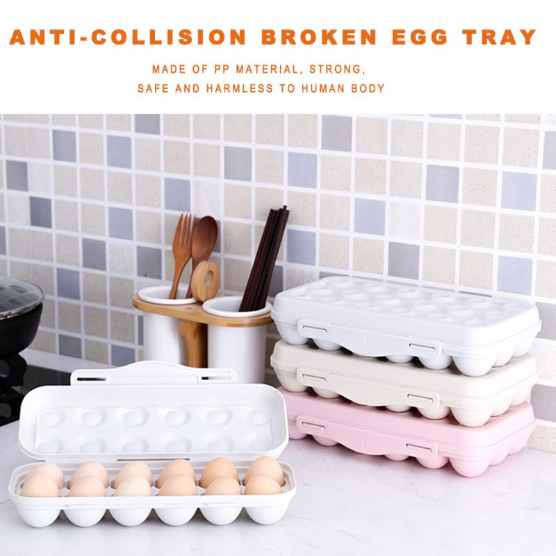 18 Grids Anti-collision Egg Tray Holder Plastic Refrigerator Crisper Storage Box Container Freshness Box Organization
18 Grids Anti-collision Egg Tray Holder Plastic Refrigerator Crisper Storage Box Container Freshness Box Organization