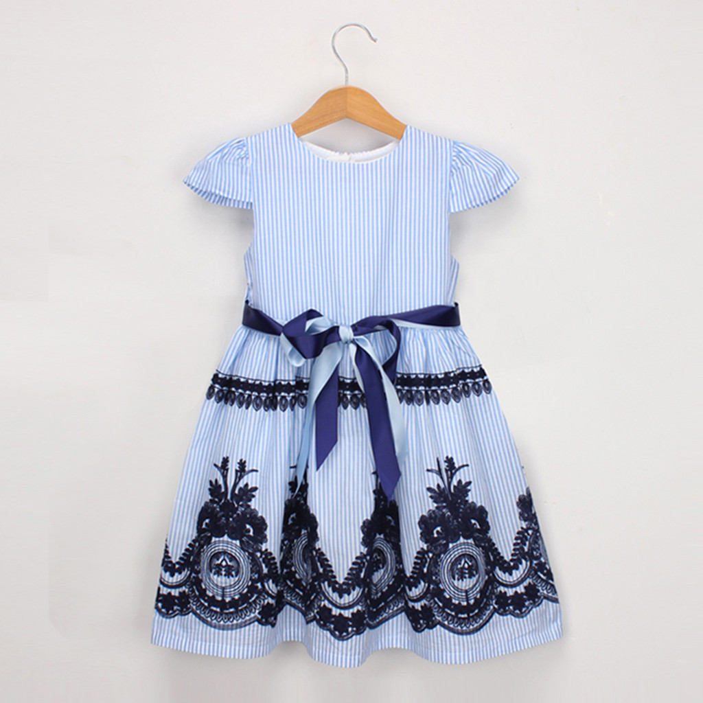 girls summer dresses 2020 Toddler Kids Baby Girls Clothes Stripe Floral Embroidery Party Princess Dress sukienki dziewczynka, Blue
girls summer dresses 2020 Toddler Kids Baby Girls Clothes Stripe Floral Embroidery Party Princess Dress sukienki dziewczynka, Blue