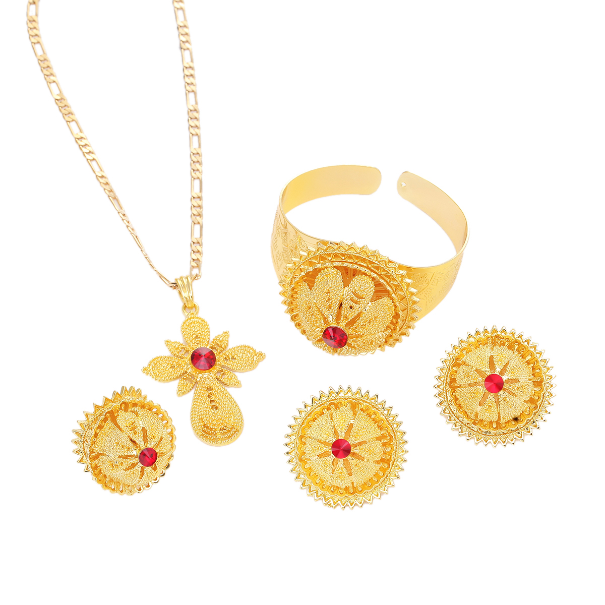 Gold Color Ethiopian Jewelry Sets Red Blue Green Stone Ethiopian Habesha Bride Wedding Eritrea Chain African Jewelry Set
Gold Color Ethiopian Jewelry Sets Red Blue Green Stone Ethiopian Habesha Bride Wedding Eritrea Chain African Jewelry Set
