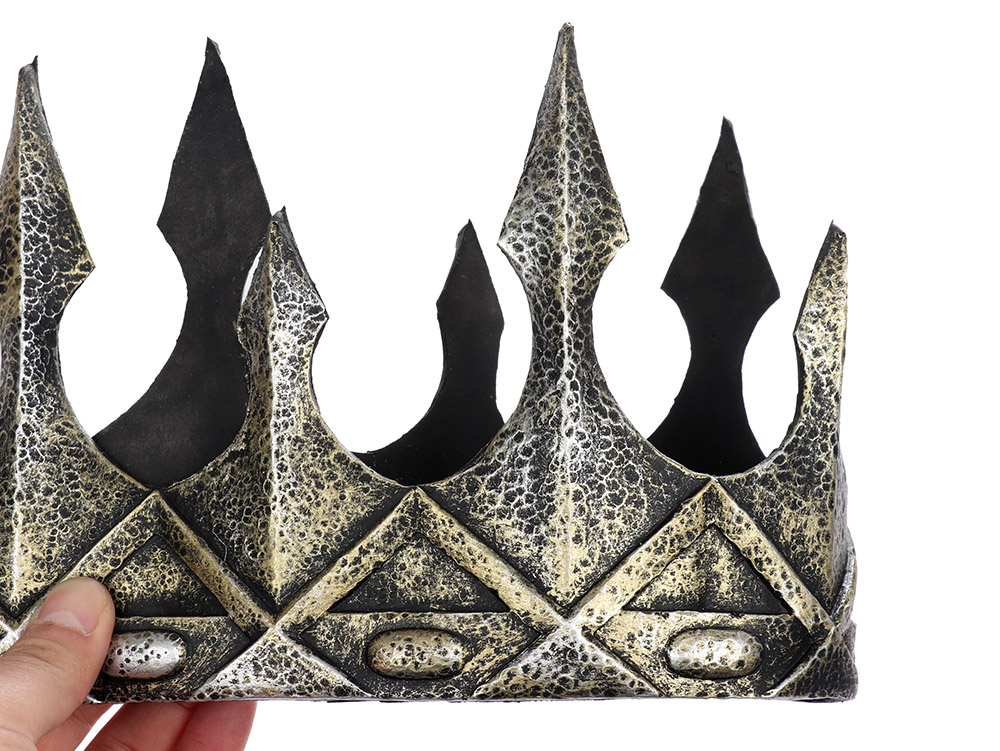 Cospty Ancient Headdress Viking Corona Hombre Medieval Men Royal King Tiaras Soft Crown Hair Accessories4246052