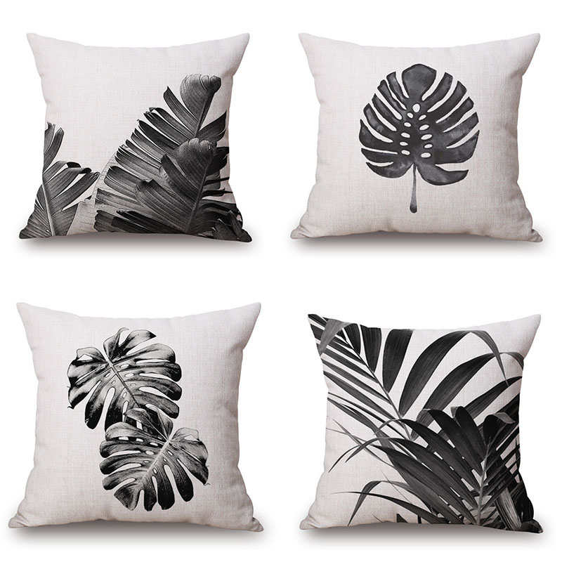 Black And White Plant Leaf Pattern Cotton Linen Pillowcase for Home Office Sofa Seat Decor Textile Throw Printed Pillow Cover Pillow Case
Black And White Plant Leaf Pattern Cotton Linen Pillowcase for Home Office Sofa Seat Decor Textile Throw Printed Pillow Cover Pillow Case