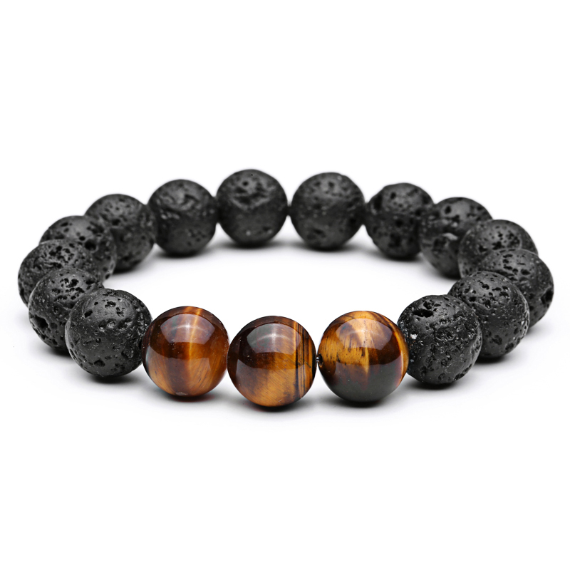 Tiger Eye Natural Stone Beaded Bracelet Buddha Charm Bracelets & Bangle Men 12mm Beads Lava Stone Oil Diffuser Cool Big Size
Tiger Eye Natural Stone Beaded Bracelet Buddha Charm Bracelets & Bangle Men 12mm Beads Lava Stone Oil Diffuser Cool Big Size