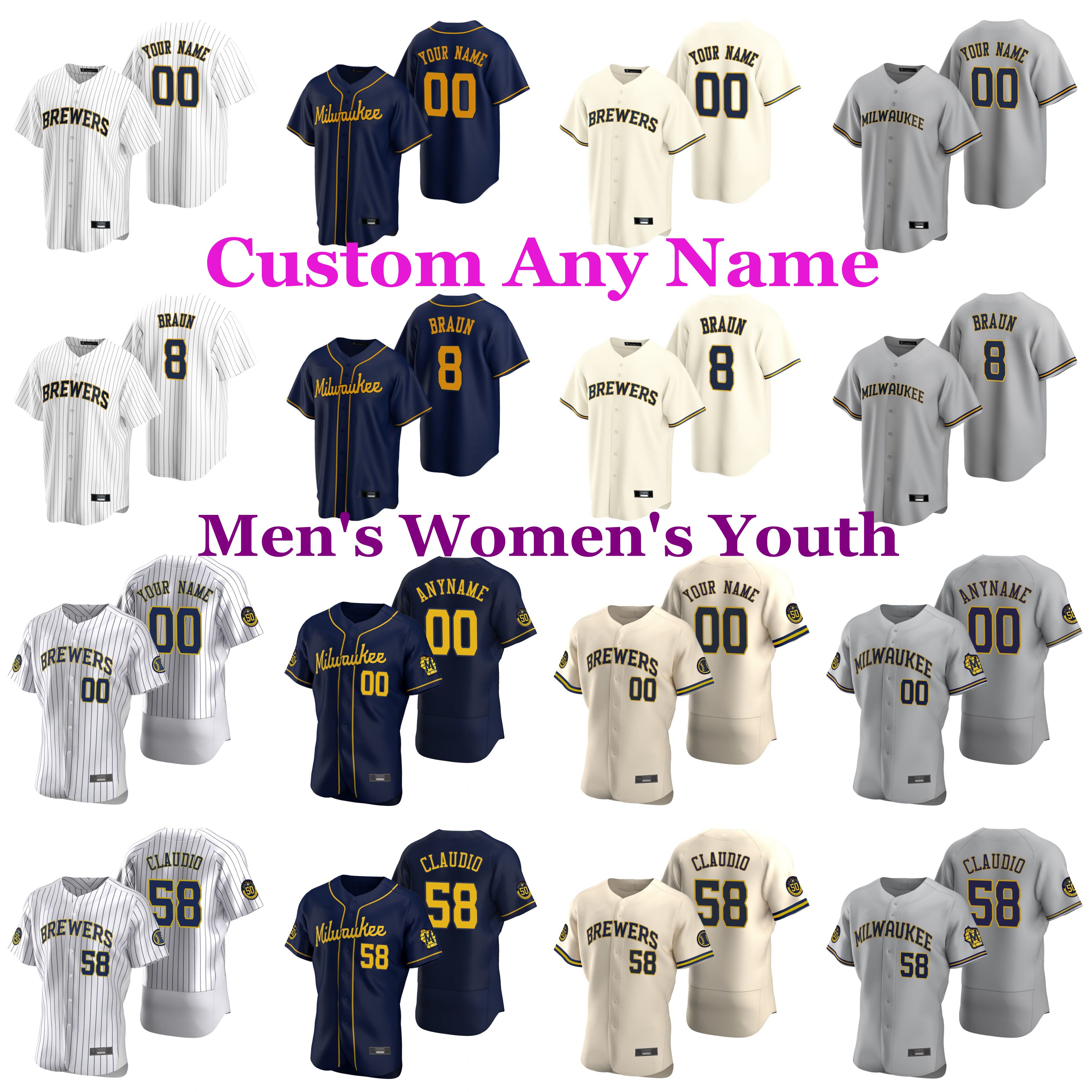 2020 Mens Baseball Jerseys Ryan Braun Jersey Alex Claudio Ben Gamel Avisail Garcia Corey Ray Tyrone Taylor Christian Yelich Custom Stitched, Blue;black
2020 Mens Baseball Jerseys Ryan Braun Jersey Alex Claudio Ben Gamel Avisail Garcia Corey Ray Tyrone Taylor Christian Yelich Custom Stitched, Blue;black